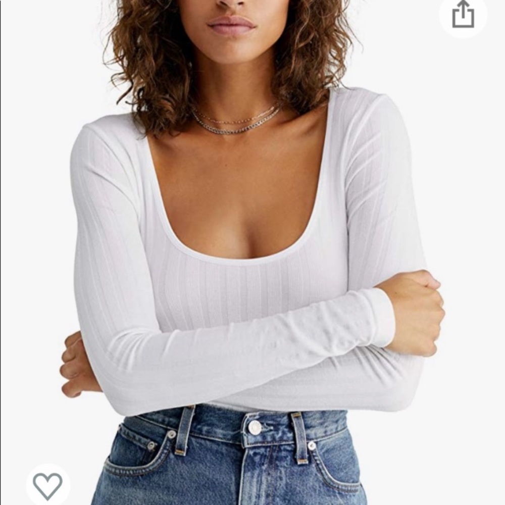 Free People “Lucky You” Intimately Free Seamless Long Sleeve